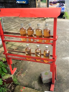 Refuelling Station - Absolut Vodka bottles are vessel of choice